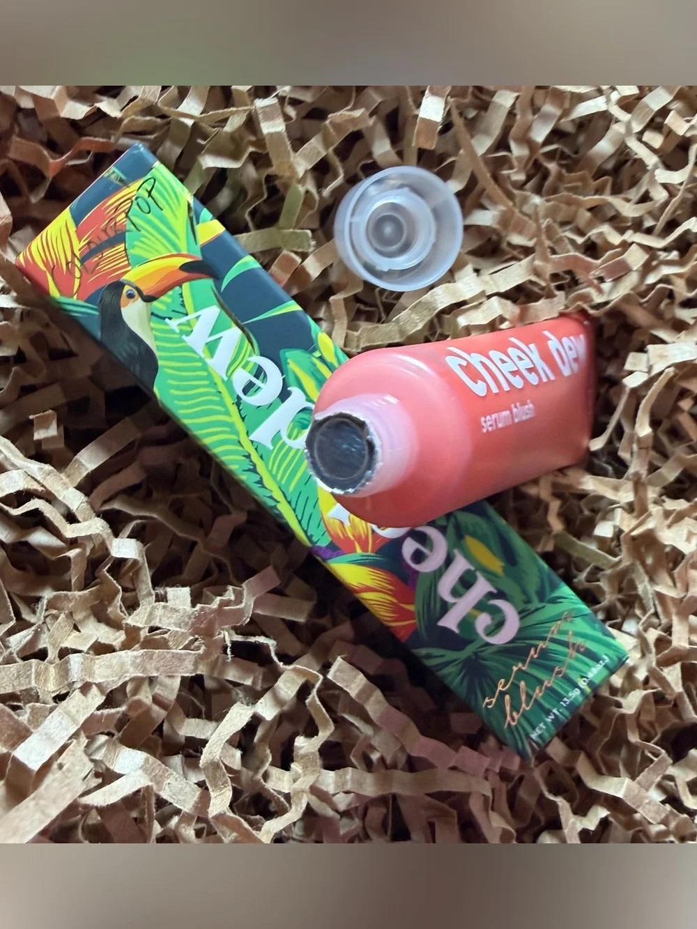 ColourPop Lush Life Cheek Dew Serum Blush in HIBISCUS